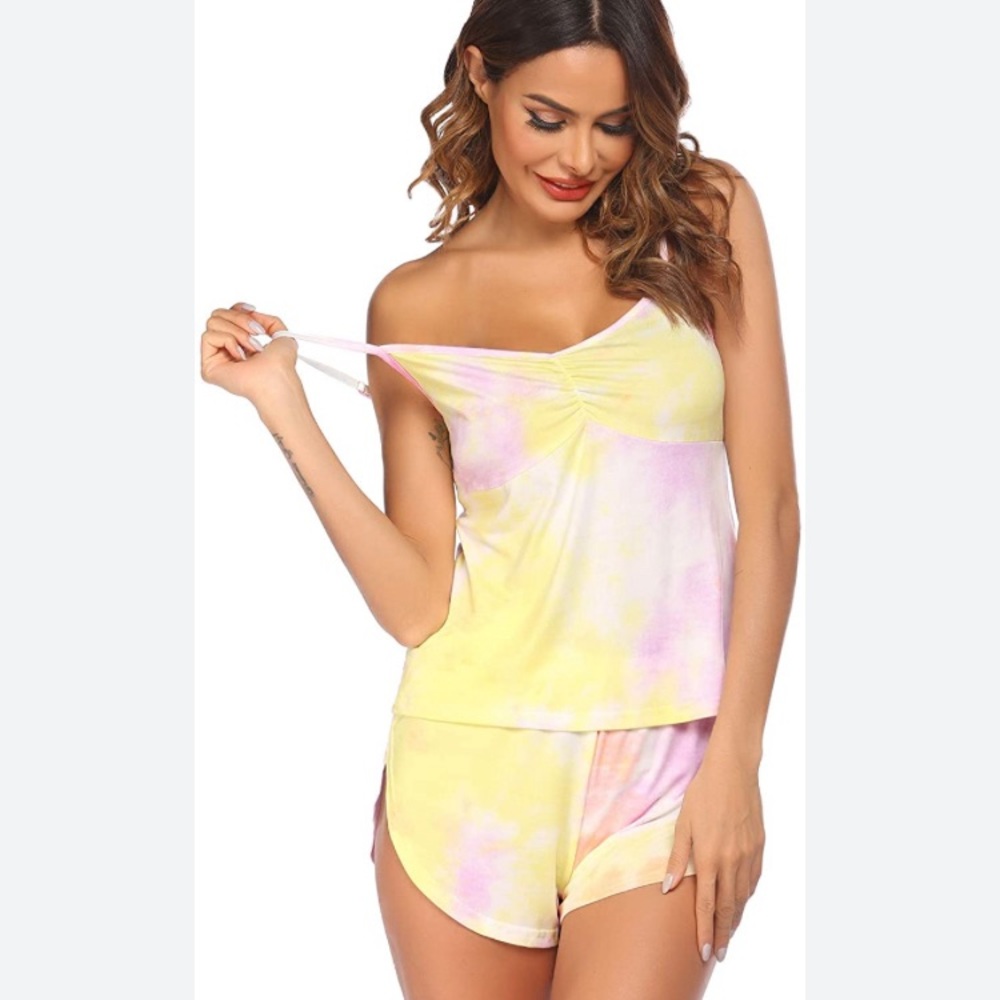 - Ekouaer Pajamas Set Womens Sexy Nightwear...Size S